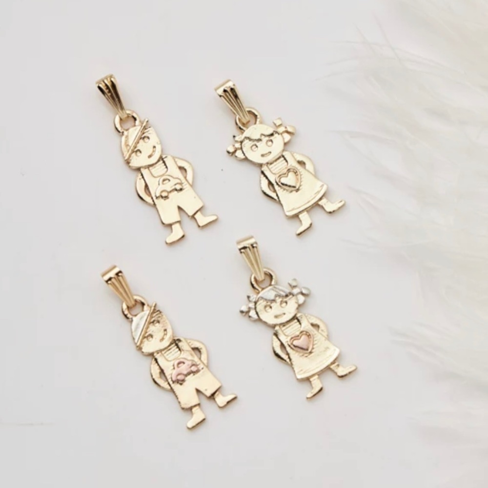 Boy or Girl Pendant Charm